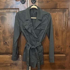 Women's Green Belted Jacket